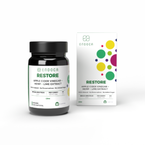 CBD Gummies "Restore" 1200mg CBD, THC Fri, Lime