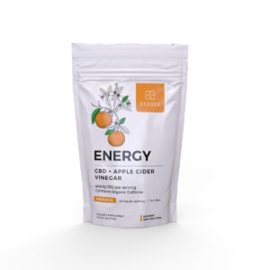 CBD Gummies package with orange flavor