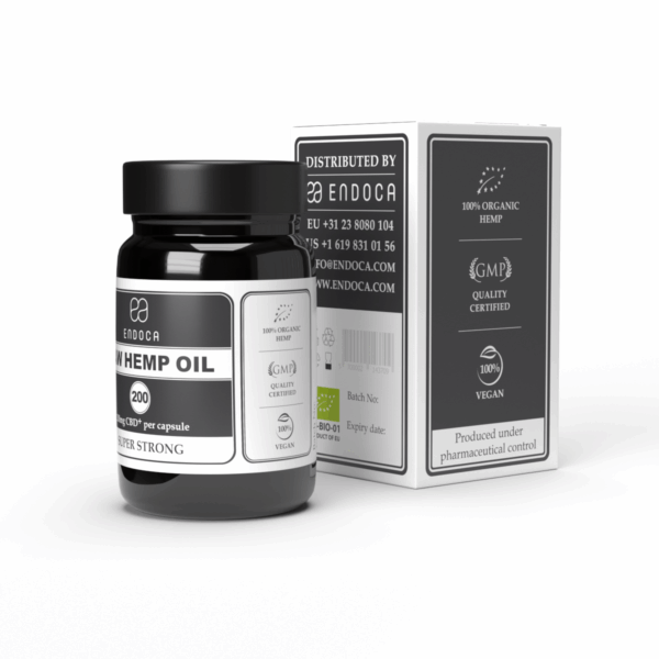 Raw 200 mg CBD kapsler (høj potens) - Billede 4